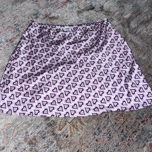 Purple Heart Mini Skirt - Perfect for Valentine’s Day